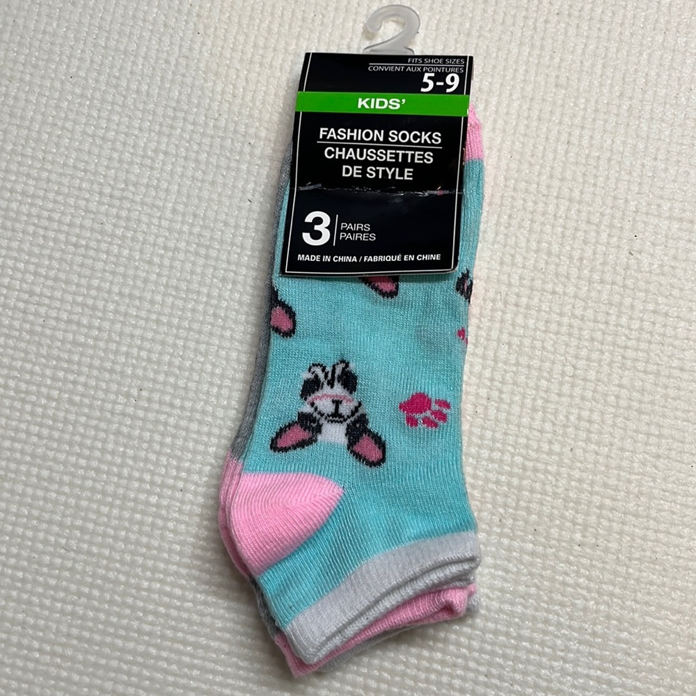 New Kids Fashion Socks Shoe Size 5-9